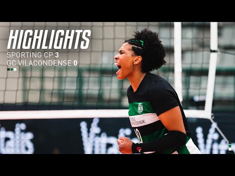 Voleibol Feminino | Taça de Portugal: Sporting CP 3-0 GC Vilacondense