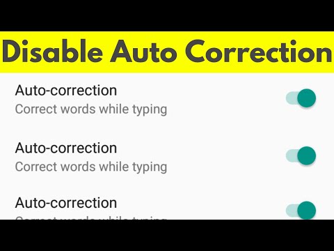 How To Turn Off/Disable AutoCorrect(Text Correction) In Xiaomi Redmi Android Mobile
