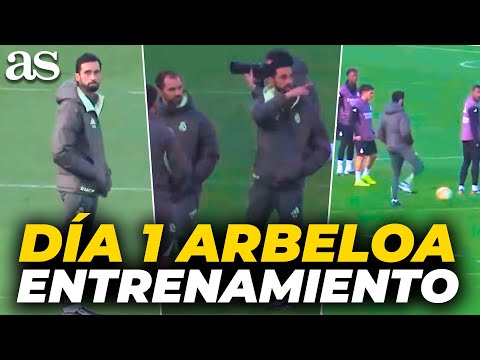 DÍA 1 de ÁLVARO ARBELOA: ENTRENAMIENTO COMPLETO con el REAL MADRID