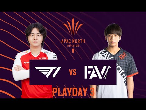 T1 vs FAV Gaming // Rainbow Six APAC League 2021 - North Division Stage 1 - Playday #3