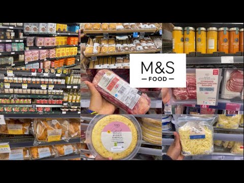 M&S FOOD STORE HAUL,DENTRO DA M&S MERCEARIA,MARCAS E SPENCER FOOD HALL LONDRES