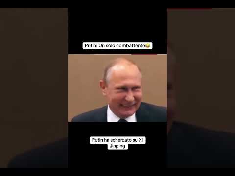 Putin ha scherzato su Xi Jinping #putin #russia #cina
