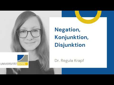 Negation, Konjunktion und Disjunktion