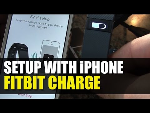 Fitbit Charge - How to Setup with iPhone - YouTube