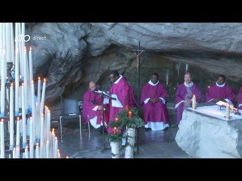 Messe de 10h à Lourdes du 18 décembre 2023