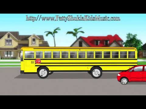 School Bus Kids Song | Nursery rhymes | Children's songs by Miss Patty