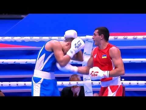 Semifinals (71kg) ZAKHARIEIEV Yurii (UKR) vs  ALIYEV Sarkhan (AZE) | AIBA WCHs 2021
