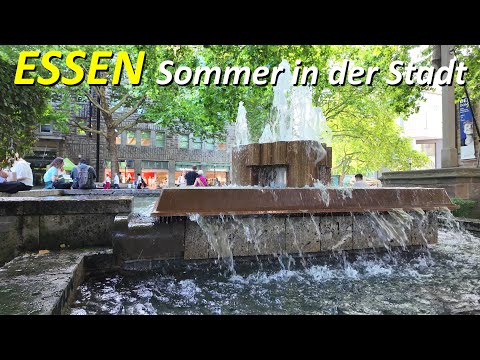 Stadt Essen walkingtour 4K | Sommer 2025