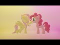Fluttershy And Pinkie Pie Booping Each Other