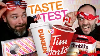 Dunkin’ Donuts vs. Tim Hortons…Which one’s BETTER!?