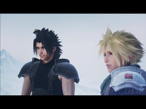 FF7 Crisis Core Reunion - Zack meets Cloud with original voice actors