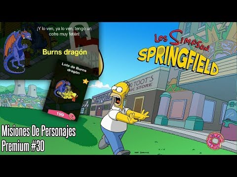 Burns Dragon #28 | Misiones De Personajes Premium | Los Simpsons Springfield | Por Nick