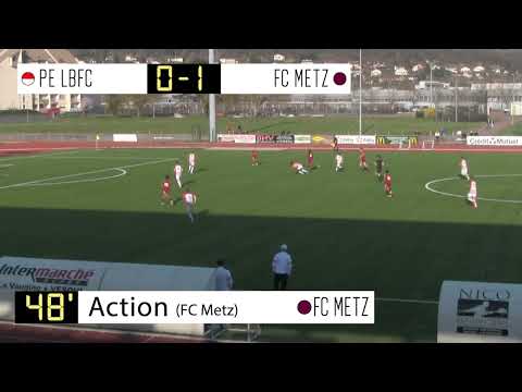 Match Pôle Espoirs U15 (P15) - PE LBFC - FC Metz