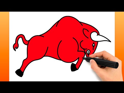 Comment Dessiner Un Taureau Qui Charge (Tutoriel De Dessin Facile)