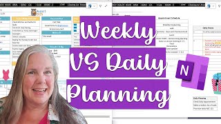 Weekly to daily plans - Breaking projects into Tasks