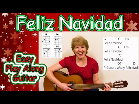 Feliz Navidad (Easy Guitar Play Along)