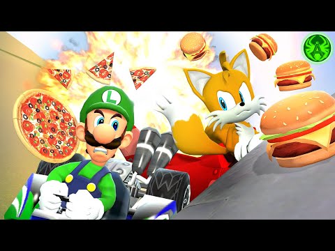 Luigi vs Tails – Food Delivery Competition Around the World!