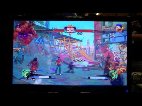USF4 @ Evo 2014 - Mike Ross (E. Honda) vs Taiga (Yun)