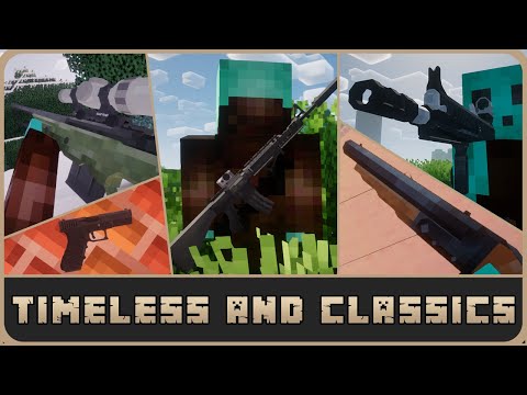 The Gamer Hobbit - Minecraft - Timeless and Classics Guns Mod Showcase [Forge 1.16.5]