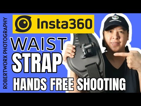 INSTA360 WAIST STRAP: HANDS FREE SHOOTING FOR ACTION SHOTS OR VLOGGING