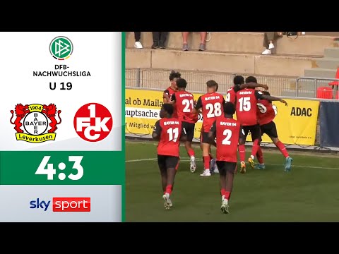 Bayer-Elf dreht Rückstand | Bayer 04 Leverkusen - 1. FC Kaiserslautern | U 19-DFB-NACHWUCHSLIGA