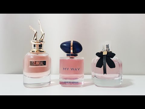 PERFUME HAUL | NEW GIORGIO ARMANI MY WAY, MON PARIS EDP, SCANDAL A PARIS FULL REVIEW