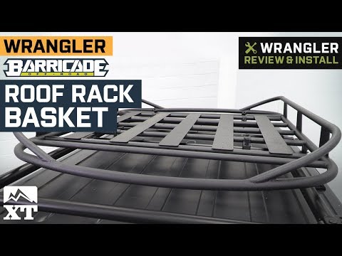Jeep Wrangler Barricade Textured Black Roof Rack Basket (2007-2018 JK & JL) Review & Install