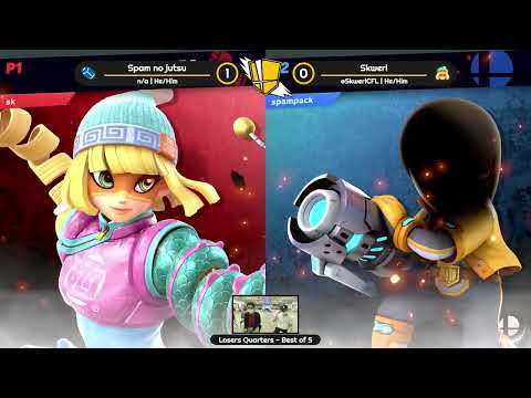 Spam no Jutsu (Mii Gunner) VS Skwerl (Min Min) - Smash Knights Spring 2022 #3 Losers Quarters