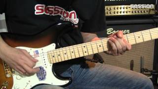 Video thumbnail for FENDER 60th Anniversary Commemorative Stratocaster MN 2TSB by session