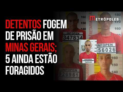 Oito detentos fogem de presídio em MG durante banho de sol