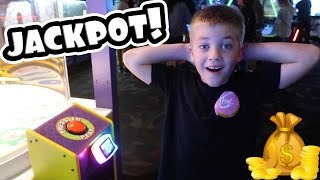 WINNING THE JACKPOT AT THE ARCADE!