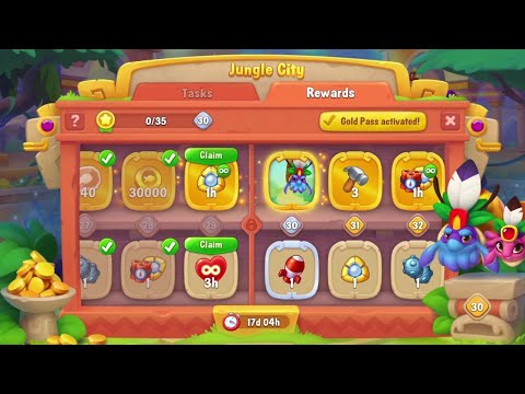 @Fishdom Win Strikes Level 7481 - 7487, Jungle City Event Level 29 Unlocked