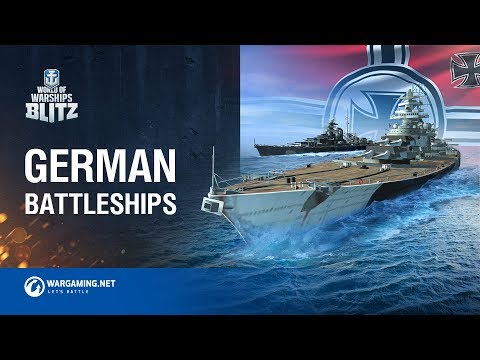 戰艦世界》閃電戰。德國戰艦 (World of Warships Blitz: German Battleships)