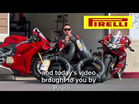 Comparing the  ​⁠@PirelliMotoTH Supercorsa V4 tires. Versus the Diablo ￼Rosso 4 Corsa Tires . 🛞