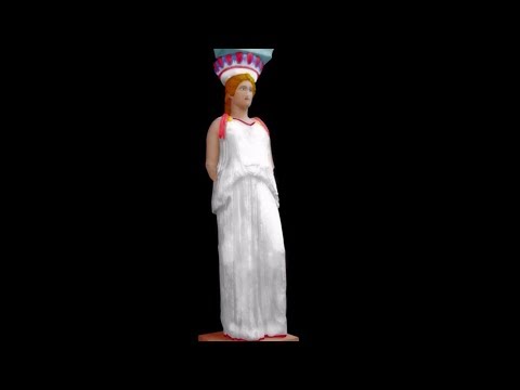 Colors of Ancient Europe – Caryatid from the Erechtheion