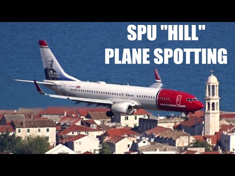 Aeroporto de Split SPU/LDSP - 10 Minutos Hill View Planespotting - Ep. 2