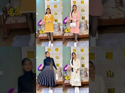 Winter Dress Haul from Meesho under budget #meeshofinds #meesho #explore #meeshohaul #unboxing