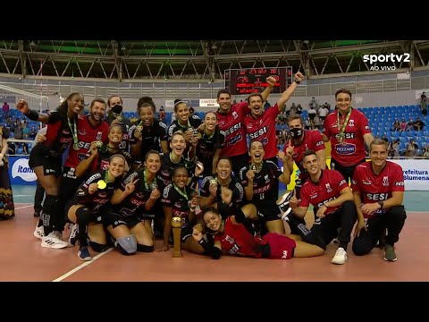 Sesi-Bauru x Minas - Final da Copa Brasil de Vôlei (Jogo completo)