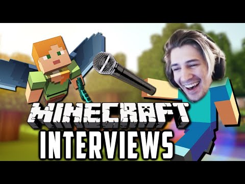 xQc Interviews his Viewers while playing Minecraft! | xQcOW
