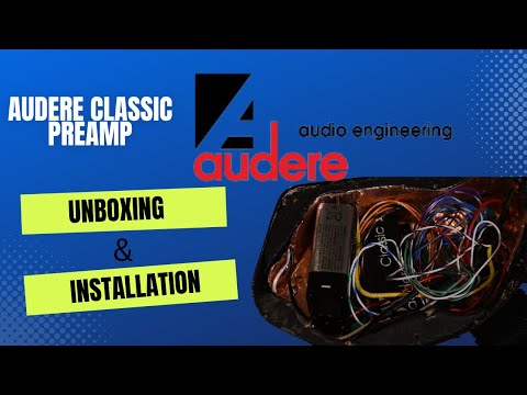 Audere Classic Preamp Unboxing and Installation in Ibanez Gio Bass