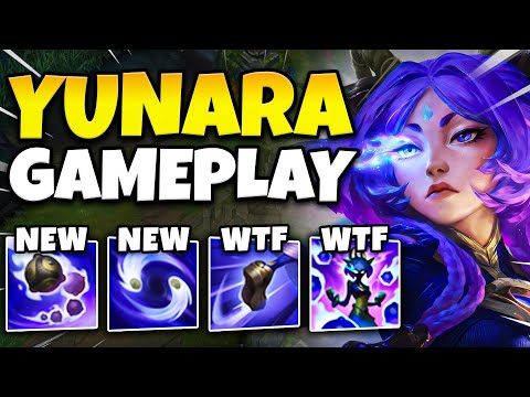 NEW CHAMP YUNARA IS THE BEST CHAMPION IN YEARS! (WORLD FIRST YUNARA PENTAKILL)