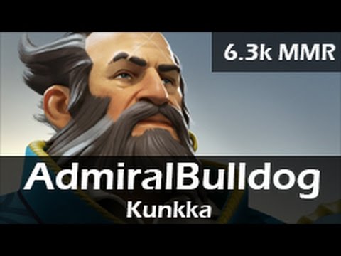 402: AdmiralBulldog as Kunkka Bot  - 6.3k MMR Ranked Gameplay - 20150506