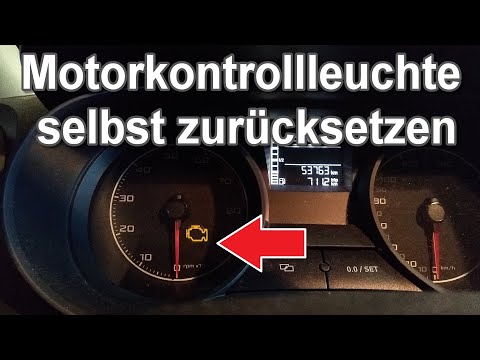 Motorkontrollleuchte zurücksetzen ohne Diagnosegerät - Anleitung / MKL beim Auto löschen