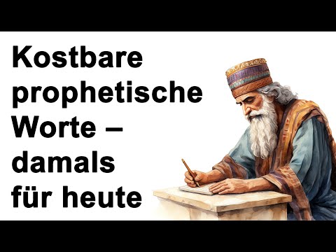 Kostbare prophetische Worte – damals für heute
