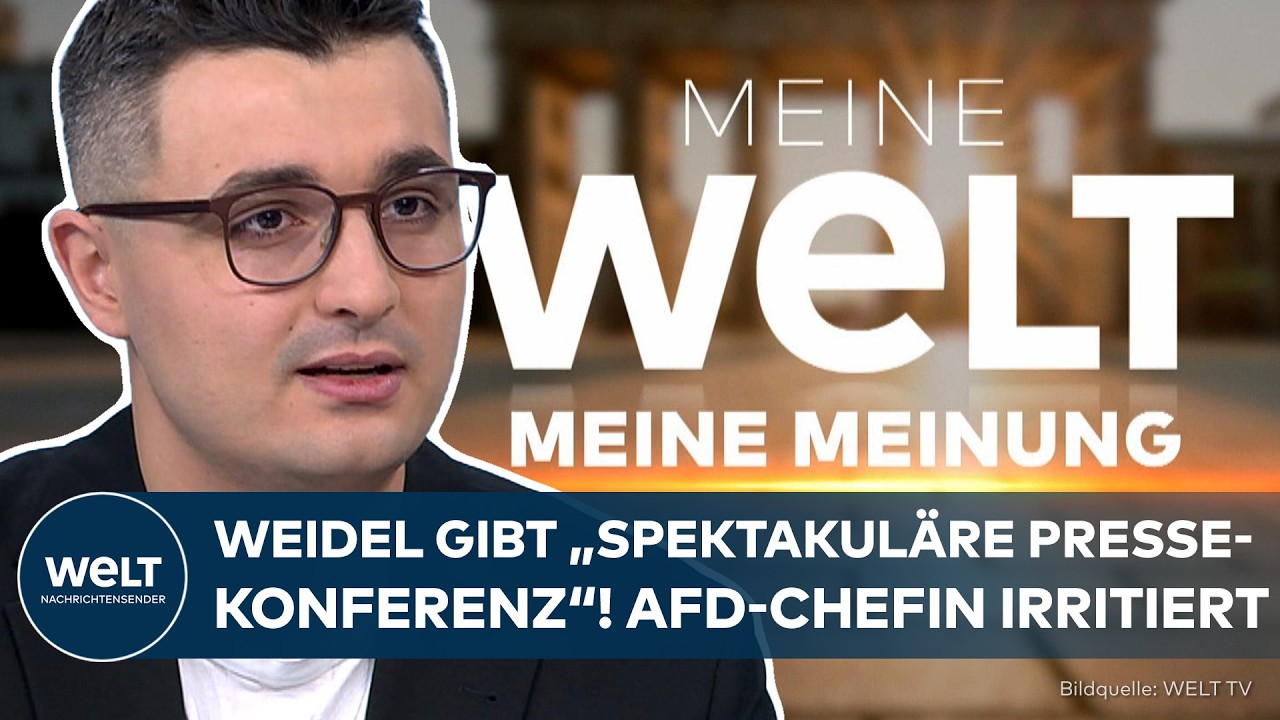 AFD: "Spektakuläre Pressekonferenz!" Alice Weidel irritiert mit neuen EU-Forderungen | WELT MEINUNG