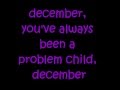 Sara Bareilles- December- Lyrics