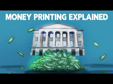 How "money printing" actually works
