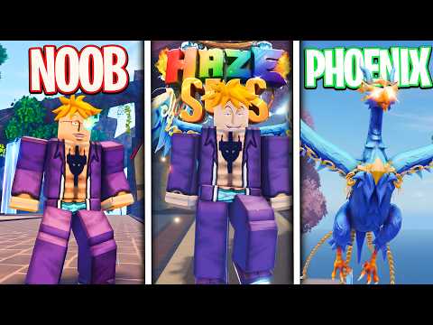 Going From NOOB TO MARCO PHOENIX (Phoenix Fruit) In Roblox Haze Seas