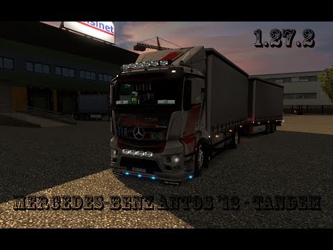 [ETS2 1.27.2] Mercedes-Benz Antos ’12 Tandem - Testovací jízda