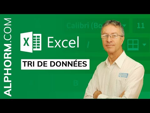 Tri de données sous Excel 2019 Vidéo Tuto
